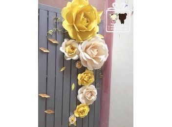 HOA GIẤY HANDMADE TRONG TRANG TRÍ NHÀ CỬA